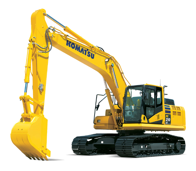 EXCAVATOR 54,000 LB - PC200 / PC210 WITH THUMB - 165HP Rentals - Green ...