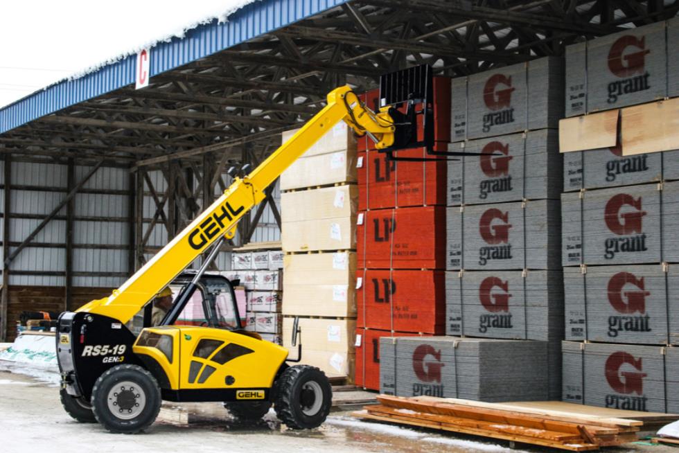 FORKLIFT, REACH 19' 5,500 LB. GEHL RS5-19/MTA 5519 Rentals - Green ...